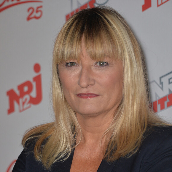 Christine Bravo - Conférence de presse de la grille de rentrée 2015/2016 des chaînes NRJ12, NRJ Hits et Chérie 25 à la Cour du Marais à Paris, le 27 août 2015.