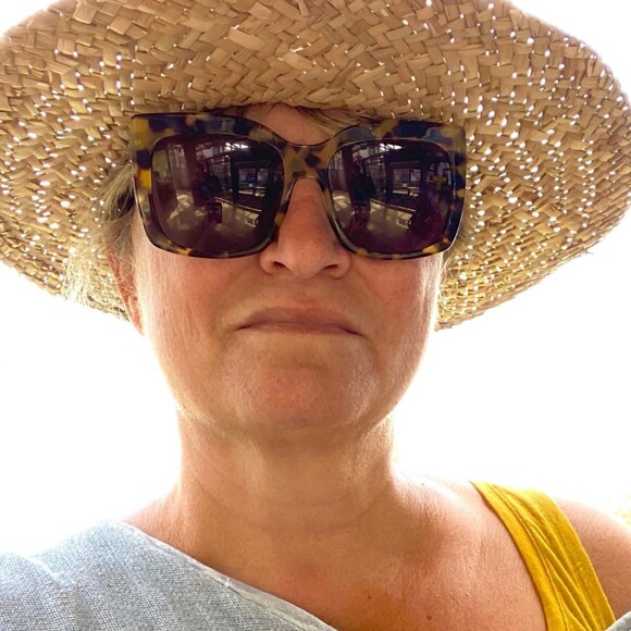 Christine Bravo en mode selfie sur Instagram. Septembre 2020.