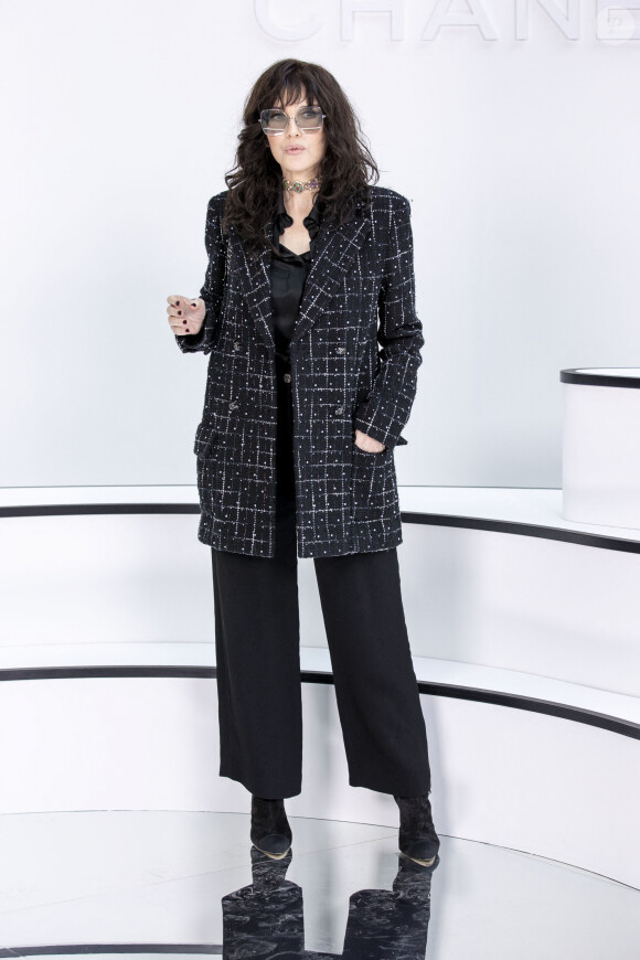 Isabelle Adjani - Photocall - Défilé Chanel collection prêt-à-porter Automne/Hiver 2020-2021 lors de la Fashion Week à Paris, le 3 mars 2020. © Olivier Borde/Bestimage