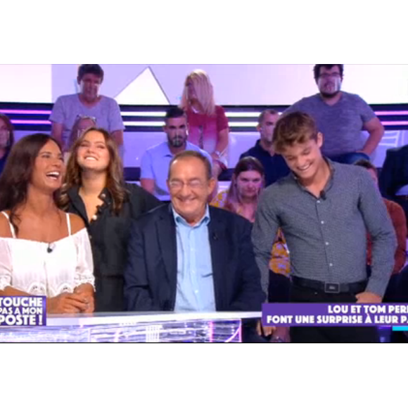 Jean-Pierre Pernaut surpris par ses enfants dans "Touche pas à mon poste" lundi 21 septembre 2020, C8