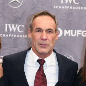 Mike Horn, sa fille Annika, guest - 20ème cérémonie des Laureus Sports Awards 2020 à Berlin, le 17 février 2020.