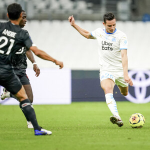 Florian Thauvin lors du match Olympique de Marseille - Lille au stade Vélodrome. Marseille, le 20 septembre 2020.