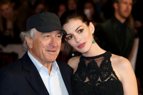 Robert De Niro et Anne Hathaway - Première du film "The Intern" à Londres. 2015 
