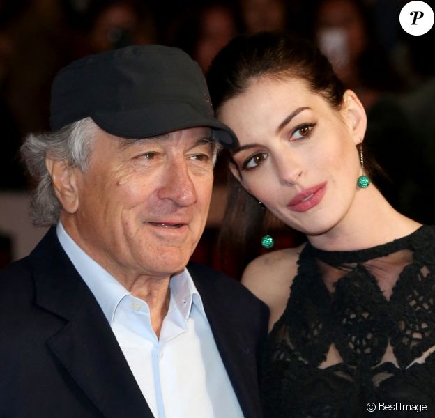 Robert De Niro et Anne Hathaway - Première du film "The Intern" à Londres. 2015