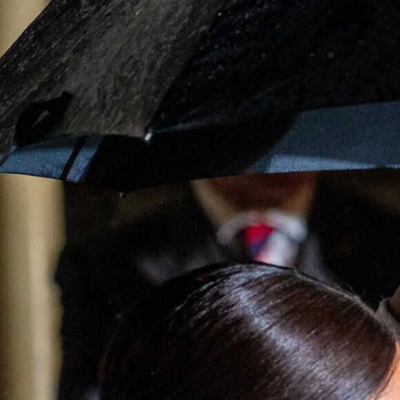 Le prince Harry, duc de Sussex, et Meghan Markle, duchesse de Sussex arrivent à la cérémonie des Endeavour Fund Awards au Mansion House à Londres, Royaume Uni, le 5 mars 2020.