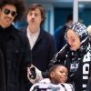 Madonna et une de ses jumelles à l'aéroport de New York le 27 décembe 2019.