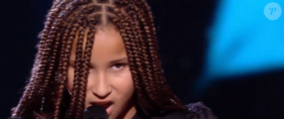 Sara lors de la demi-finale de "The Voice Kids 2020", samedi 3 octobre 2020, TF1