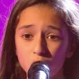 Rebecca lors de la demi-finale de "The Voice Kids 2020", samedi 3 octobre 2020, TF1