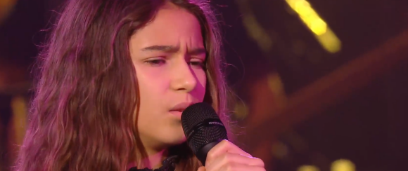 Naomi lors de la demi-finale de "The Voice Kids 2020", samedi 3 octobre 2020, TF1