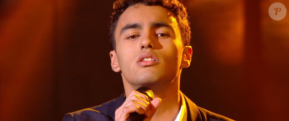 Abdellah lors de la demi-finale de "The Voice Kids 2020", samedi 3 octobre 2020, TF1