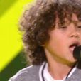 Enzo lors de la demi-finale de "The Voice Kids 2020", samedi 3 octobre 2020, TF1