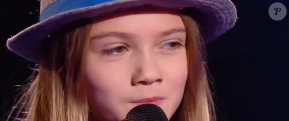 Zoé lors de la demi-finale de "The Voice Kids 2020", samedi 3 octobre 2020, TF1