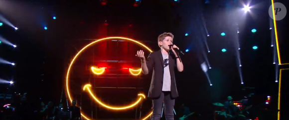 Timéo lors de la demi-finale de "The Voice Kids 2020", samedi 3 octobre 2020, TF1
