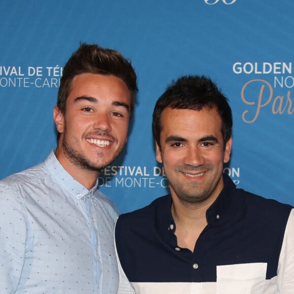 Alex Goude et son ex-mari Romain lors de la soirée des nominations aux Nymphes au Monte-Carlo Bay Hotel & Resort lors du 56ème Festival de télévision de Monte-Carlo, le 15 Juin 2016. © Denis Guignebourg/BestImage 