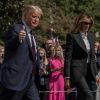Le président Donald Trump et la première dame Melania Trump quittent La Maison Blanche pour se rendre à Cleveland dans l'Ohio, le 29 septembre 2020