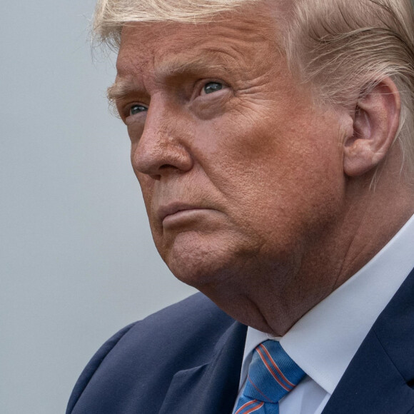 Le président américain Donald Trump donne une conférence de presse sur la stratégie nationale des tests de dépistage du coronavirus (Covid-19) dans les jardins de la Maison Blanche à Washington, le 28 septembre 2020.