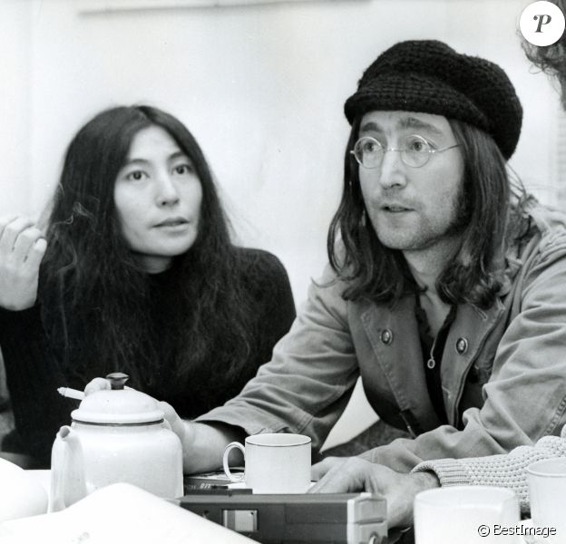 John Lennon et Yoko Ono (photo d'archives).