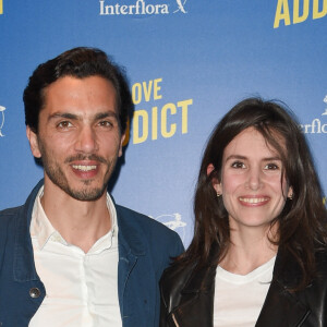 Info - Louise Monot est enceinte de son deuxième enfant - Louise Monot et son compagnon Samir Boitard - Avant-première du film "Love Addict" au cinéma Gaumont Champs-Elysées Marignan à Paris, le 16 avril 2018. © Coadic Guirec/Bestimage