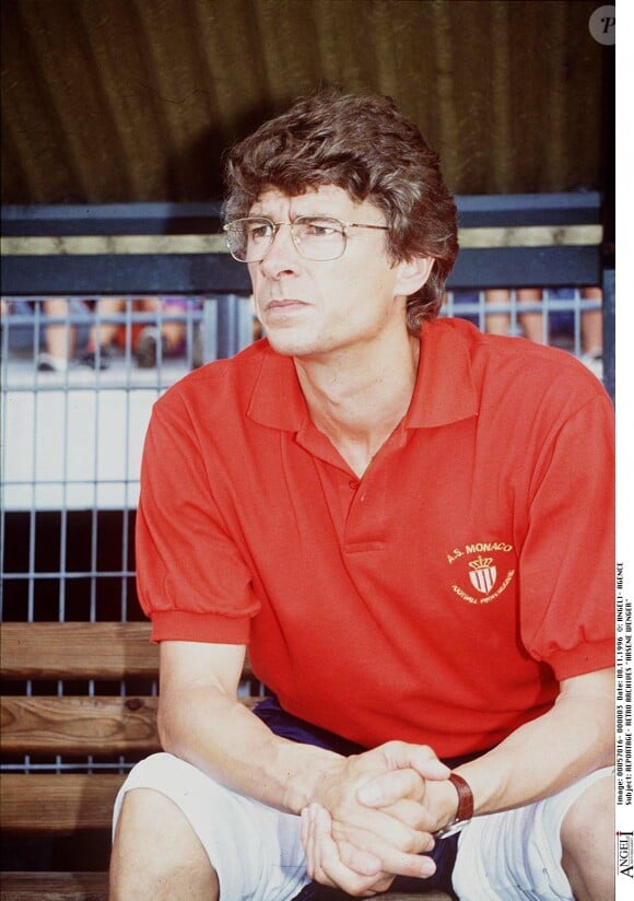 Arsène Wenger à Monaco en 1996.