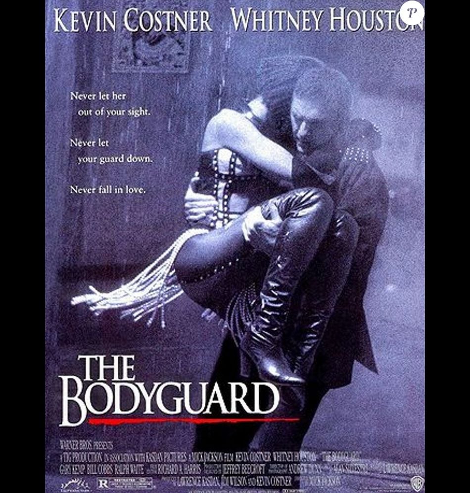 Affiche du film Bodyguard sorti en 1992 avec Whitney Houston et Kevin Costner Purepeople Affiche du film Bodyguard sorti en 1992 avec Whitney Houston et Kevin Costner Purepeople