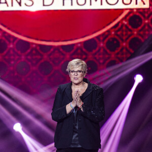 Exclusif - Laurence Boccolini - Enregistrement de l'émission "Les comiques préférés des français" au Dôme des Sports, qui sera diffusée le 10 octobre sur France 2. © Pierre Perusseau / Bestimage