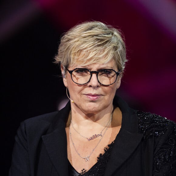 Exclusif - Laurence Boccolini - Enregistrement de l'émission "Les comiques préférés des français" au Dôme des Sports, qui sera diffusée le 10 octobre sur France 2. © Pierre Perusseau / Bestimage