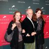 Jean Rochefort avec sa femme Francoise et sa fille Clemence - Dans le cadre du Gucci Paris Masters a eu lieu l'epreuve "Style & Competition for AMADE" a Villepinte le 7 décembre 2013.