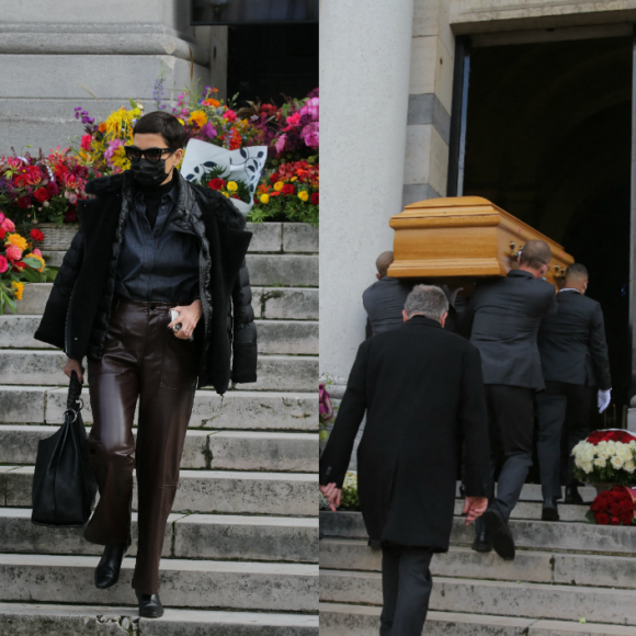 Obsèques du couturier japonais Kenzo Takada au cimetière du Père Lachaise, octobre 2020 à Paris.