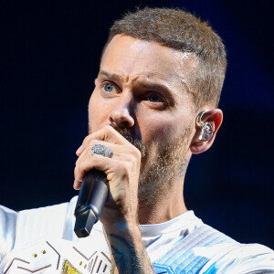 M. Pokora en concert au Palais Nikaia à Nice dans le cadre de sa tournée Pyramide Tour. © Lionel Urman / Bestimage 