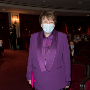 Exclusif - Roselyne Bachelot - La Ministre de La Culture Roselyne Bachelot s'est rendue a l'ouverture du Théâtre Marigny, le 30 septembre 2020 à Paris. © Cyril Moreau / Bestimage