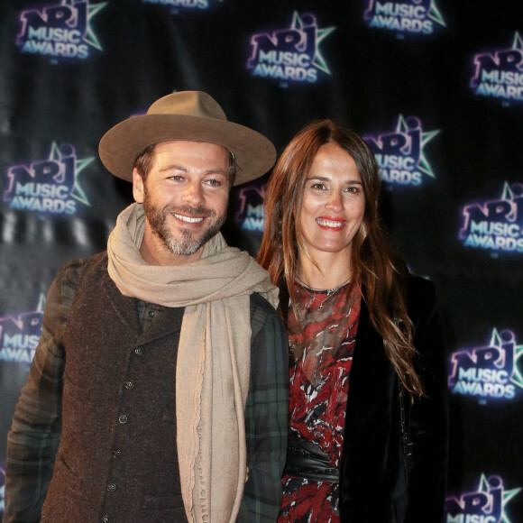 Christophe Maé et sa femme Nadège à la 18ème cérémonie des "NRJ Music Awards" au Palais des Festivals à Cannes, le 12 novembre 2016. © Dominique Jacovides/Bestimage 