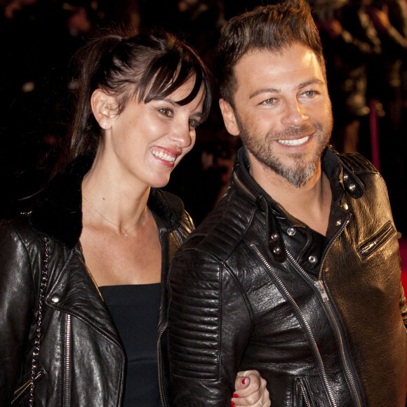 Christophe Mae et sa femme Nadege Sarron - 15eme edition des NRJ Music Awards a Cannes. Le 14 decembre 2013 