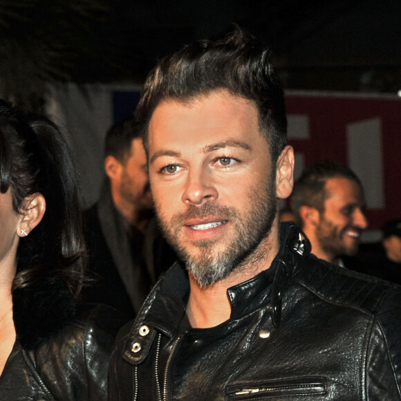 Christophe Mae et sa femme Nadege Sarron - 15eme edition des NRJ Music Awards au Palais des Festivals a Cannes le 14 decembre 2013. 