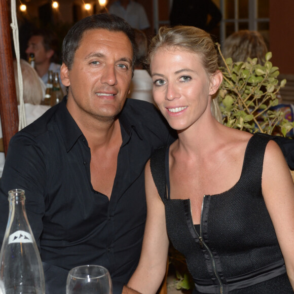 Archives - Dany Brillant et sa femme Nathalie - Soirée Marcel Campion au restaurant La Bouillabaisse à Saint-Tropez.