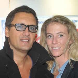 Dany Brillant et sa femme Nathalie - Personnalites lors de la representation de la nouvelle version en live " 1789 les amants de la Bastille ", le spectacle musical de Dove Attia et Albert Cohen qui fait son retour au Palais des Sports a Paris, le 7 Novembre 2013.