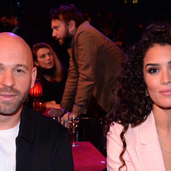 Franck Gastambide et Sabrina Ouazani - Soirée de gala du Jamel Comedy Club au Paradis Latin avec Canal+ à Paris, le 8 octobre 2020. © RACHID BELLAK / BESTIMAGE 