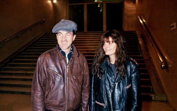 Marie Trintignant et François Cluzet à la première du film "Red Hot Again" à Paris.