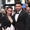 Nabilla Benattia (enceinte) et son mari Thomas Vergara - Montée des marches du film "A Hidden Life" lors du 72ème Festival International du Film de Cannes, le 19 mai 2019.