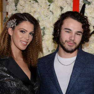 Iris Mittenaere (ambassadrice de la marque Morgan, Miss France 2016 et Miss Univers 2016) et Anthony Colette à la soirée de lancement la nouvelle collection Iris Mittenaere for Morgan (Morgandetoi), Sortie officielle le 03.04.2019, à La Maison des Centraliens à Paris, France, le 14 mars 2019. © Rachid Bellak/Bestimage