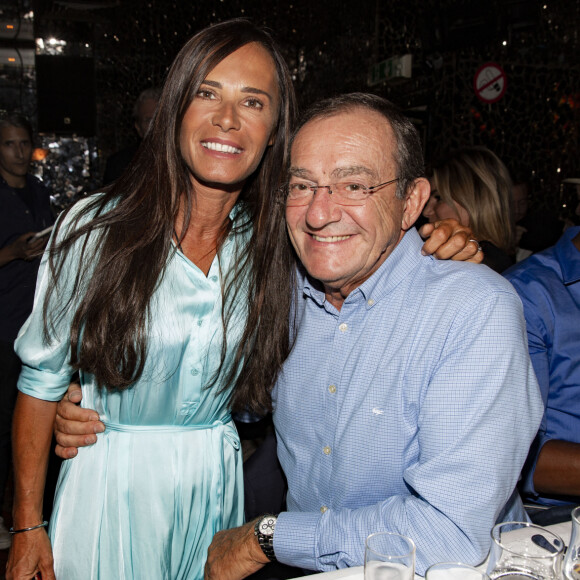 Exclusif - Nathalie Marquay et son mari Jean-Pierre Pernaut - Soirée au Don Camilo pour le lancement du clip "Radio Aktébo" de l'association Aktebo au profit des enfants malades à Paris le 17 septembre 2019. © Jack Tribeca/Bestimage