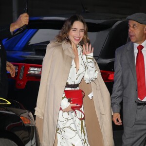 Emilia Clarke a été aperçue dans les rues de New York, le 29 octobre 2019.