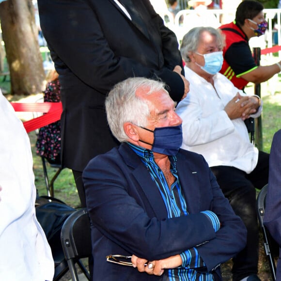 Dave - Obsèques de Annie Cordy sur la Butte Saint-Cassien à Cannes le 12 septembre 2020. © Bruno Bebert/Bestimage