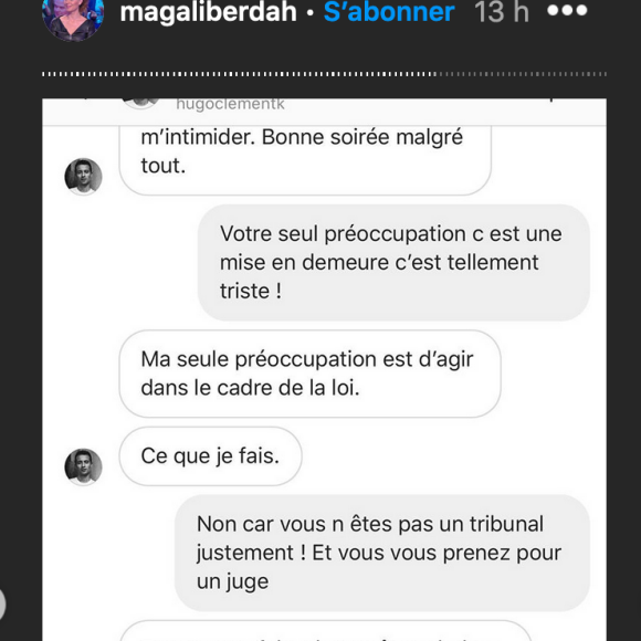 Magali Berdah s'exprime sur la polémique du zoo qui touche ses influenceurs Manon Marsault et Julien Tanti et dévoile ses échanges avec Hugo Clément - Instagram, 27 octobre 2020