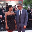 Vincent Cassel et sa femme Tina Kunakey - Red carpet du film "J'accuse" lors du 76ème Festival du Film de Venise, la Mostra à Venise en Italie le 30 Août 2019