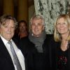 Exclusif - Charles Talar et sa femme Danielle et Michel Boujenah - L'ancien président Nicolas Sarkozy remet les insignes de Chevalier dans l'ordre national de la légion d'honneur au producteur Charles Talar à l'hôtel Bristol à Paris le 24 avril 2017. © Patrick Carpentier / Bestimage