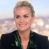 Laeticia Hallyday face à Anne-Claire Coudray dans le journal télévisé de TF1.