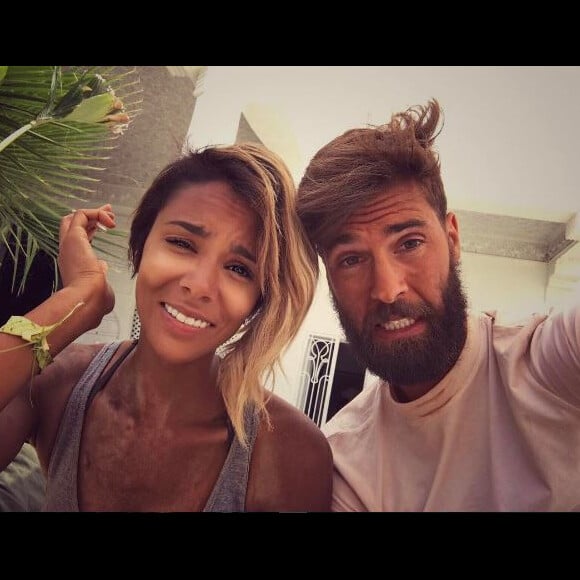 Shy'm et Benoît Paire posent ensemble sur Instagram le 30 avril 2017.