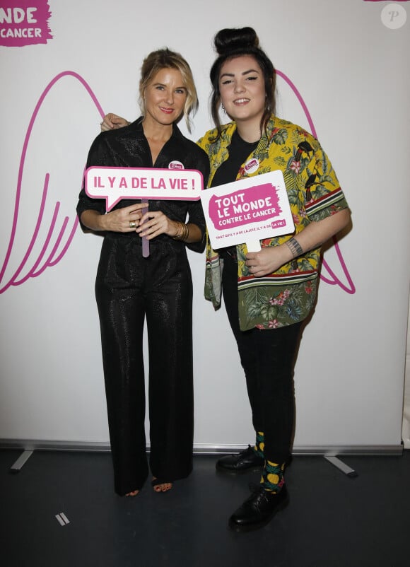 Exclusif - Stéphanie Renouvin, Hoshi (Mathilde Gerner) - Photocall - Enregistrement de l'émission "Tout le monde chante contre le cancer" au Palais des Sports à Paris, qui sera diffusée le 3 janvier 2019 sur W9. Le 11 décembre 2018. © M.Ausset Lacroix-D.Guignebourg / Bestimage 