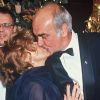 Sean Connery et sa femme Micheline Roquebrune - Archives. 1992