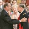 L'amiral PHilippe de Gaulle a reçu la grande croix de la Légion d'Honneur lors d'une cérémonie à l'Elysée le 14 mars 2005 par Jacques Chirac.
